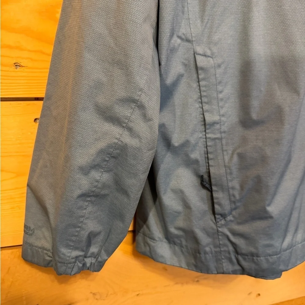 Under Armour Men Blue Hooded Windbreaker Jacket XL Lightweight Zip Athletic